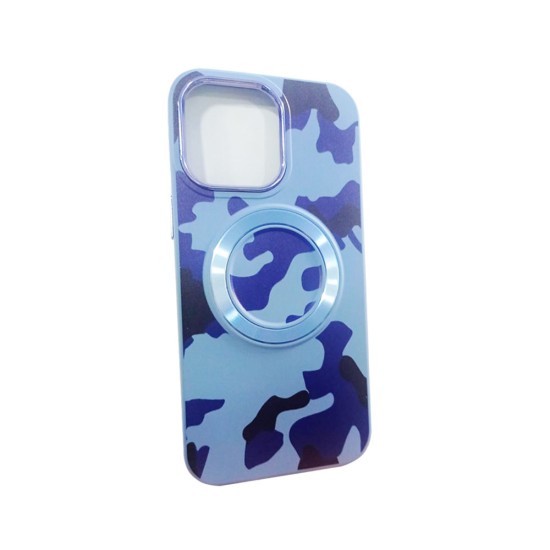 Designer Magnetic Case for iPhone 14 Pro Blue